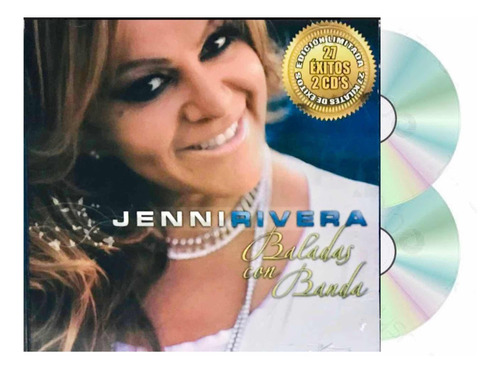 Jenni Rivera, Baladas Con Banda 2cds Nuevo Sellado