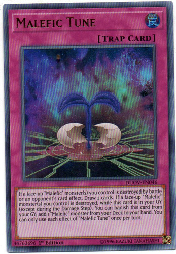 Malefic Tune Carta Yugi Duov-en046 Ultra Rare