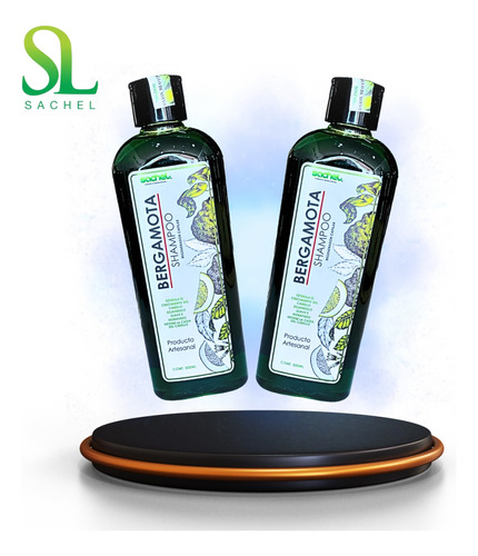 Shampoo De Bergamota 2 Piezas 500ml.