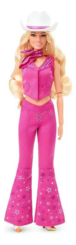 Barbie La Película Western Outfit Traje Rosa De Vaquero