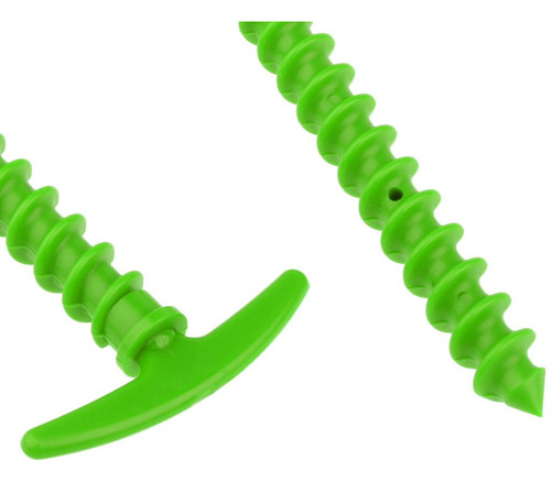 2x Clavijas De Tienda Espirales De Plástico Con Clavos Para