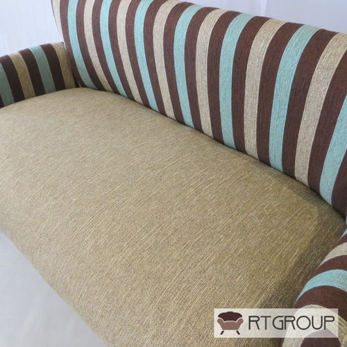Imagen 7 de 10 de Sillon Matero Doble 2 Cuerpos Apoyabrazos Chenille Premium