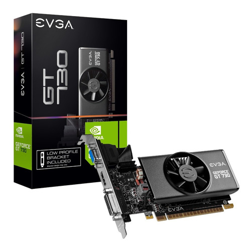 Placa Video Evga Gforce Gt 730 2gb Ddr5 Low Profile