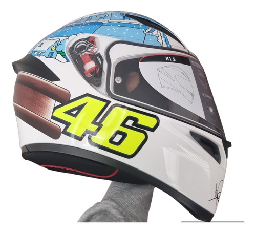 Casco Agv Tavullia K1 Rossi Winter Test 2017 Talla Ml