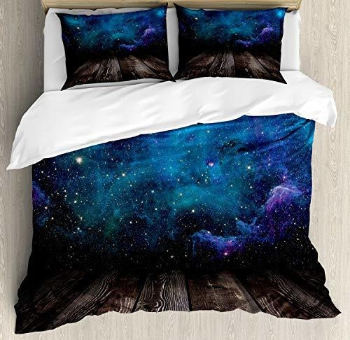 Fundas Para Edredones - Ambesonne Galaxy Duvet Cover Se