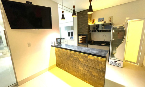 Imagem 14 de 17 de Lindo Sobrado, Requintado , 5 Quartos, Mobiliada E Decorada Portal Do Sol Green!!! - 2721