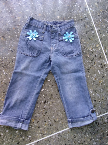 Pantalón Jeans Capri Niña