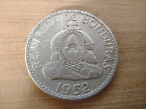Moneda De Honduras Año 1952 Plata 900 #km73