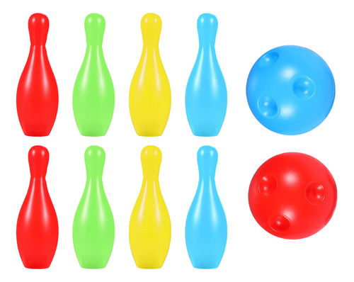 1 Juego De Juguetes De Bolos Para Niños Pequeños, Juguetes D