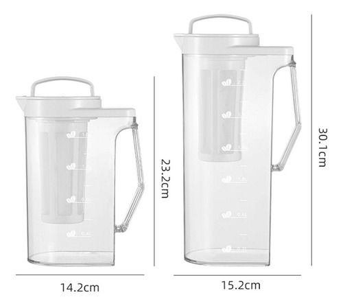 Jarra De Jarra De De Agua Transparente Con Mango Sin 16 L