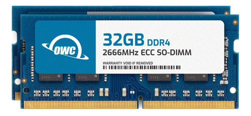 Owc 64gb (2x32gb) Ddr4 2666mhz Pc4-21300 Cl19 2rx8 Ecc