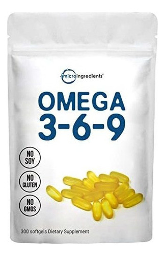Omega 3 6 9 3600mg De Noruega + Linaza Aceite Onaga 300 Cap