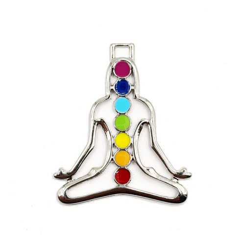 Dijes 7 Chakras, 3 Modelos Por 20u. De C/u Niquel Esmaltados