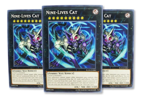 Imagen 1 de 1 de Yugi-oh! Nine-lives Cat Igas-en083 Comun