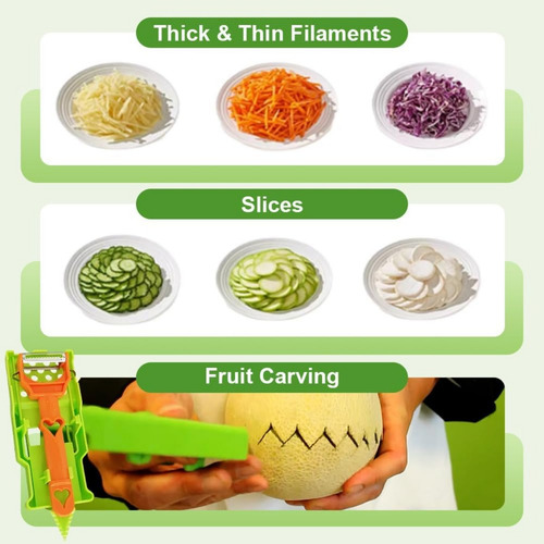 Wi Juego De Utensilios De Cocina Multifuncional Julienne Set