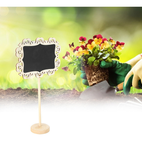 Decoración De Mesa 20 Juegos Mini Pizarra Plant Etiqueta Men
