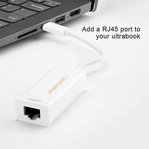 Imagen 2 de 7 de Adaptador Usb C A Ethernet, Cablecreation Portatil Rj45 Para