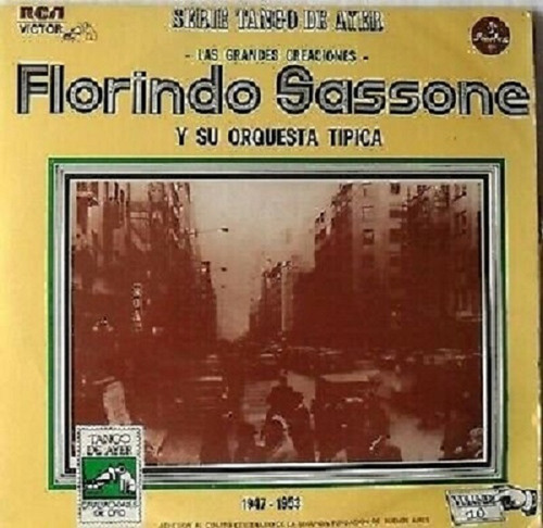 Florindo Sassone Y Su Orquesta Tipica Rca Trango Lp