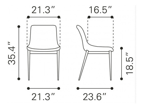Silla De Comedor Magnus Blanco/nuez Këssa Muebles Color De La Estructura De La Silla Nuez Color Del Asiento Blanco Diseño De La Tela Liso