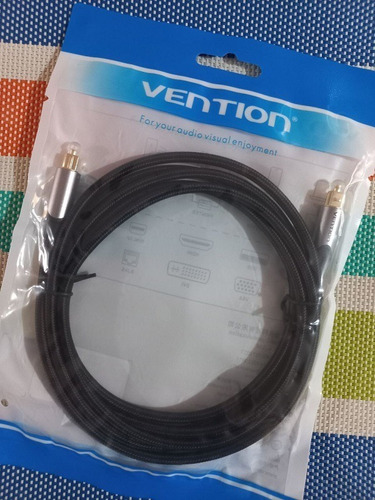 Cable Digital Premium Toslink 2m Optico Tv 7.1 Reforzado Oro