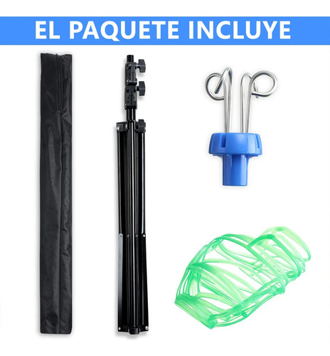 Porta Suero Tripie Base De Metálica 4 Ganchos Ajustable