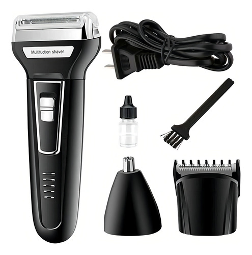 Aparador Barbeador Kemei 3 In1 Km 6558 Recarregável 127/220V
