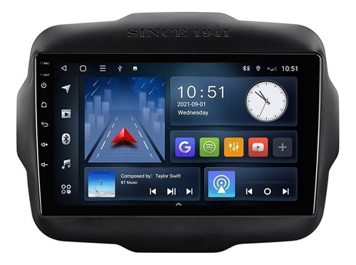 Estéreo Para Jeep Renegade 2015-2022 Android Carplay 4+64g