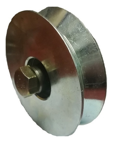 Rueda Acero Porton Corredizo 120 Mm V Ruleman H. Tuyu
