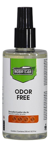 Neutralizador De Odores Odor Free Laranja 250ml Nobrecar