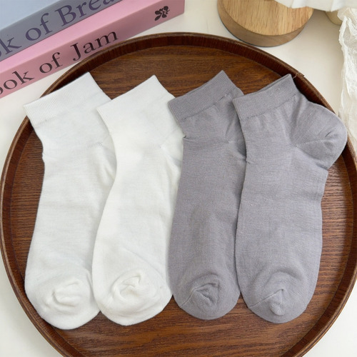 10 Pares De Calcetines Suaves A Media Pantorrilla Para Mujer