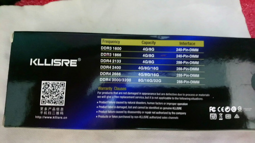 Imagem 3 de 4 de Memória Ram Gamer Kllisre Ddr3 8gb/1866mhz Pc3-12800