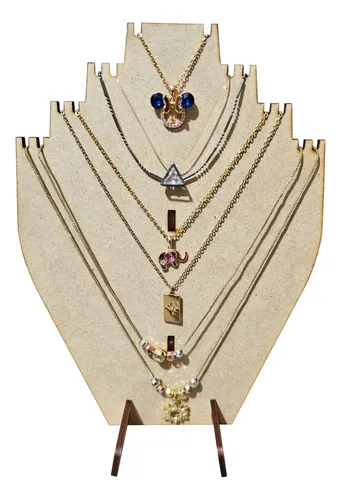 comprar Exhibidor De Collares De Mdf De 3mm 1 Pza