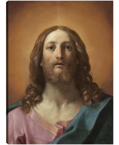 Cuadro Decorativo - Busto De Cristo (salvator Mundi)