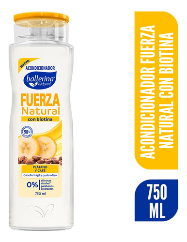  Ballerina Acondicionador Fuerza Frasco 750 Ml