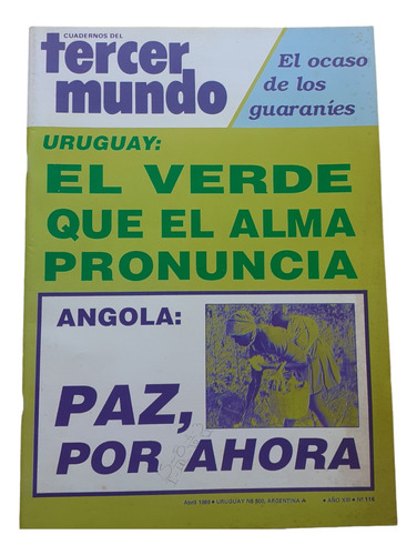 Cuadernos Del Tercer Mundo - Uruguay Voto Verde,