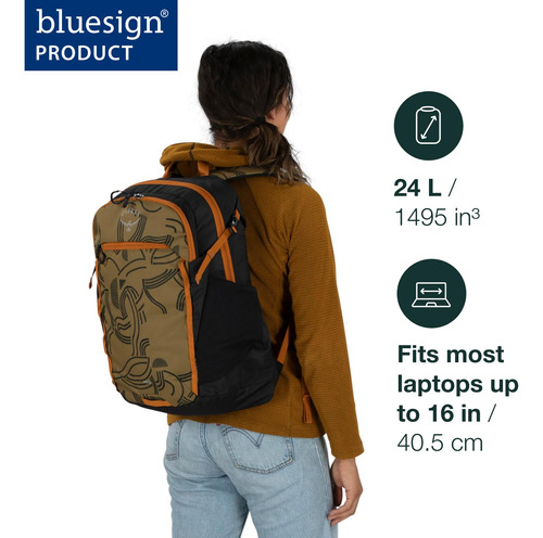 Mochila Osprey Axis Laptop Find The Way Print De 16 Polegada
