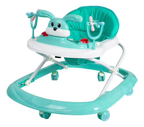 Andador Infantil Caminador Musical Didactico Para Bebe Rainbow Conejo Verde