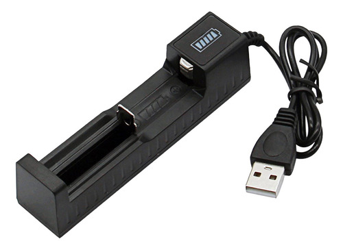 Cargador De Batería Inteligente Usb, 1 Ranura, Portátil