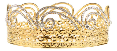 Tiara Coronas Nupcial Mujeres Niñas Hairband Partido Oro