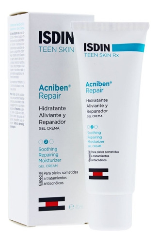 Isdin Acniben Repair Teen Skin Rx Gel Crema Hidratante