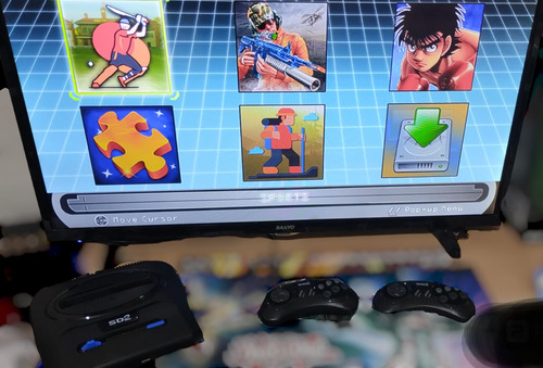 Consola 16 Bits Retro Super Drive 2 Mini - Hd Sega Negro