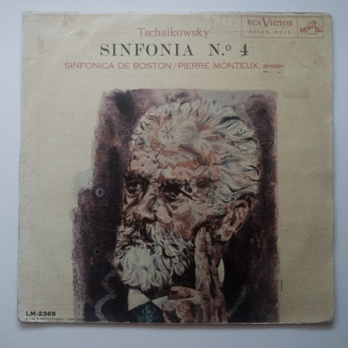 Lp Orquesta Sinfónica De Boston - Tschaikowsky Sinfonia 4. J