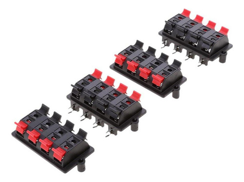 Conector De Empuje De La Tira De Terminales 8 Vías 2 Filas