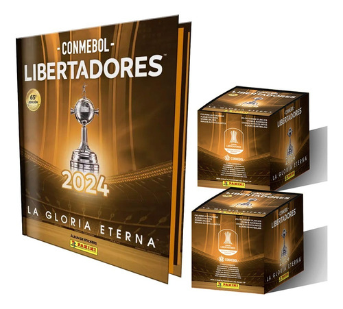 Conmebol Libertadores - Album Tapa Dura + 100 Sobres 