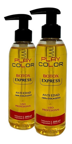 Tratamiento Capilar Botox Express Play Color 200ml X2u