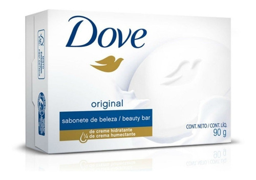 Sabonete Dove Original Barra Hidrata A Pele Fragrância 90g 