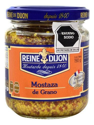 Mostaza Reine De Dijon De Grano 190 G