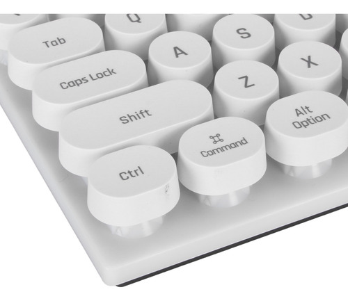 Teclado Con Cable Para Juegos, Redondo, Usb, 104 Teclas, Ret