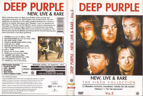 Deep Purple Dvd New Live & Rare The Video Collection