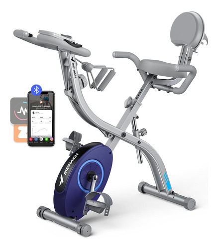 Merach Folding Exercise Bike, 4 In 1 Magnetic